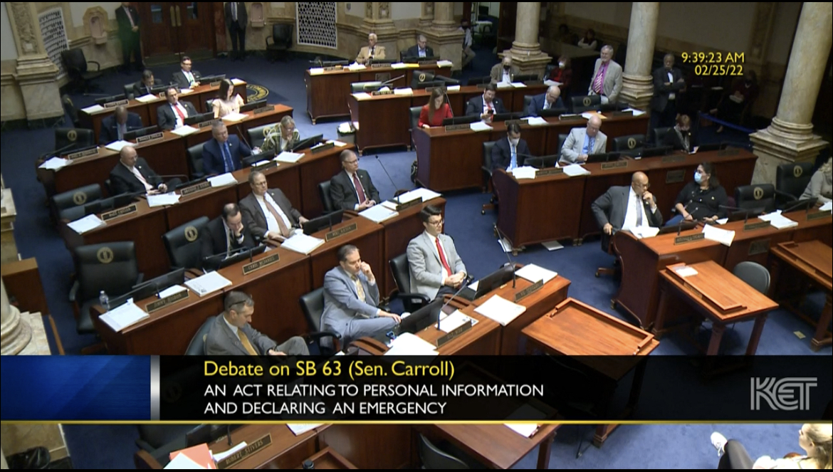 Senators debate Senate Bill 63