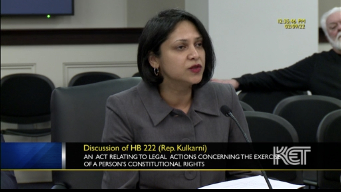 Kulkarni describes her multi year efforts aimed at securing passage
