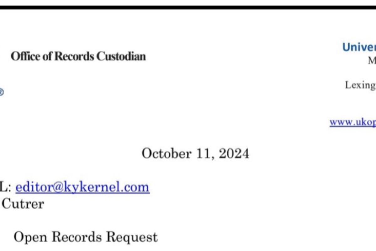 UK denial of open records request