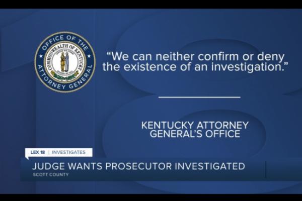 The Attorney General’s official response to requests for confirmation that an investigation is underway.
