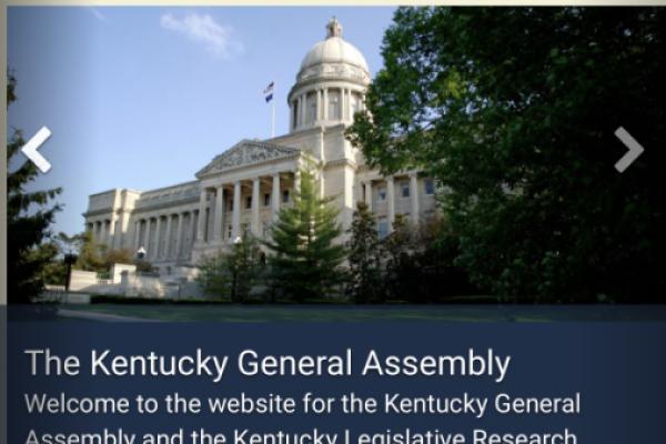 Home page of the Legislative Research Commission Website
