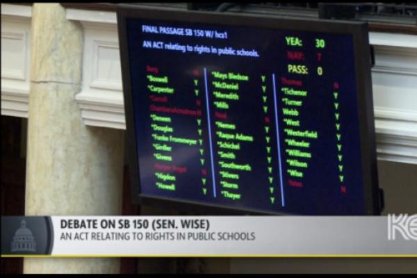 Senate final vote on SB 150
