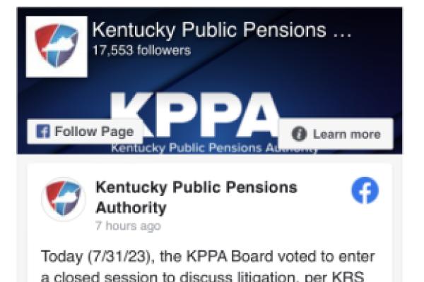 July 31 KPPA statement concerning closed session