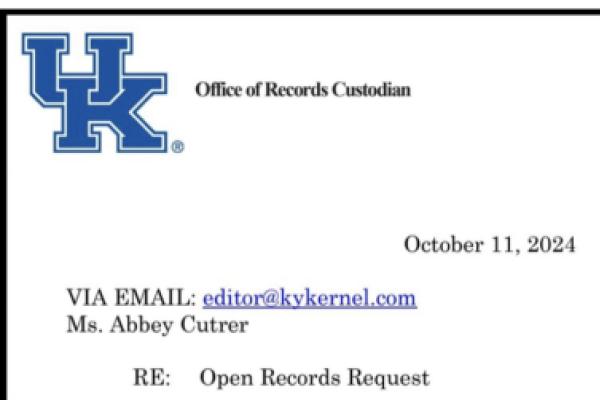 UK denial of open records request